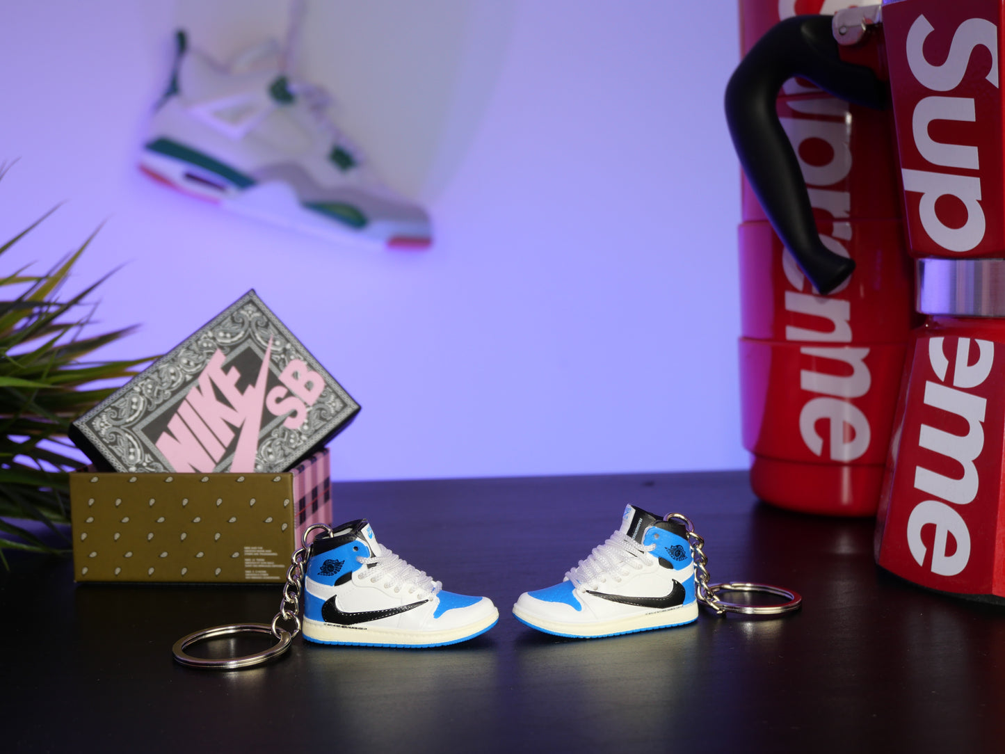 Portachiave Jordan 1 High Fragment x Travis Scott PREMIUM