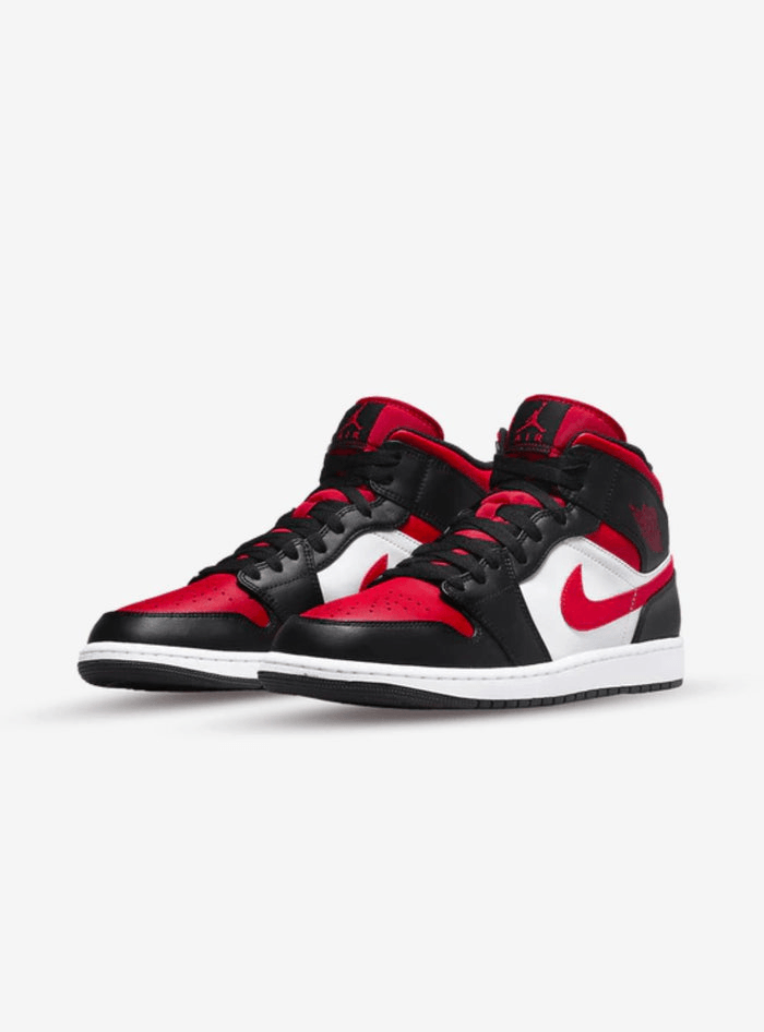 Jordan 1 Mid Fire Red - Atmosneak