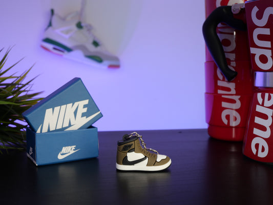 Portachiave Jordan 1 HighTravis Scott Mocha