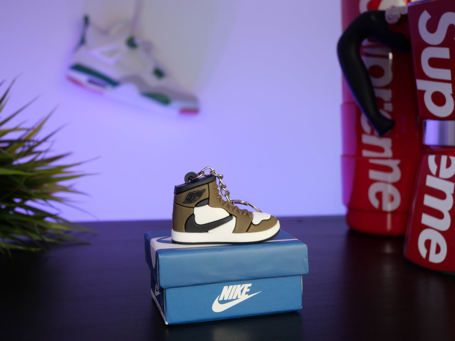 Portachiave Jordan 1 HighTravis Scott Mocha