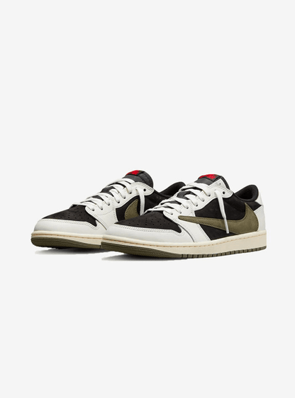 Jordan 1 Low Travis Scott Olive - Atmosneak