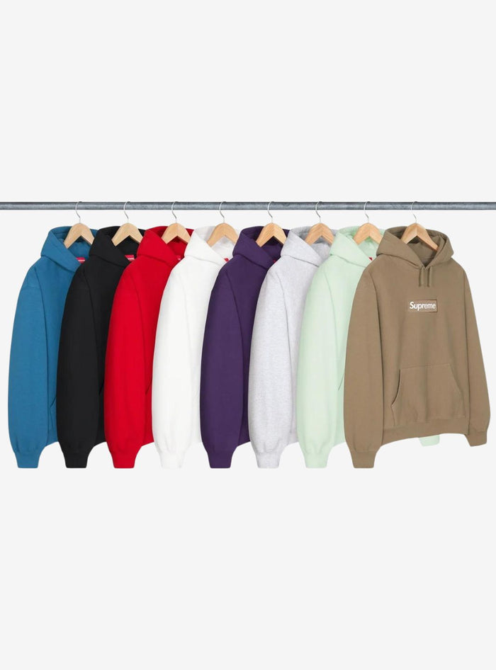 Supreme Box Logo Hoodie Red